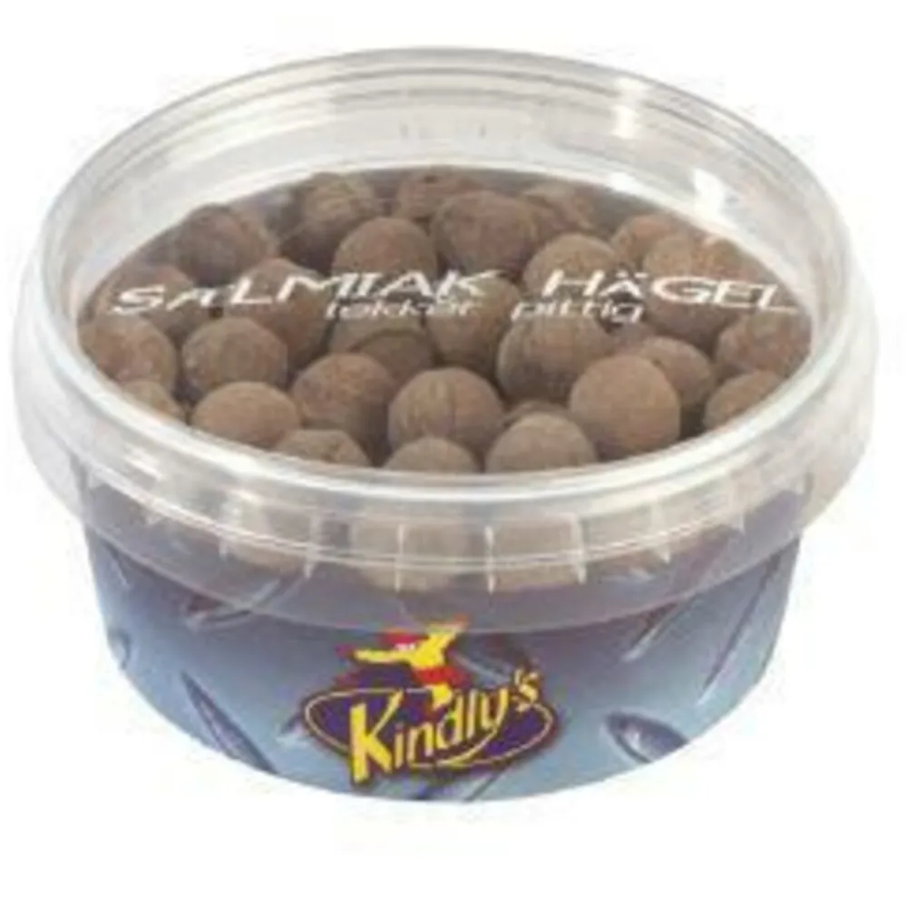 Snoep<Kindlys 12x Kindly's Salmiak Hagel 125 gr