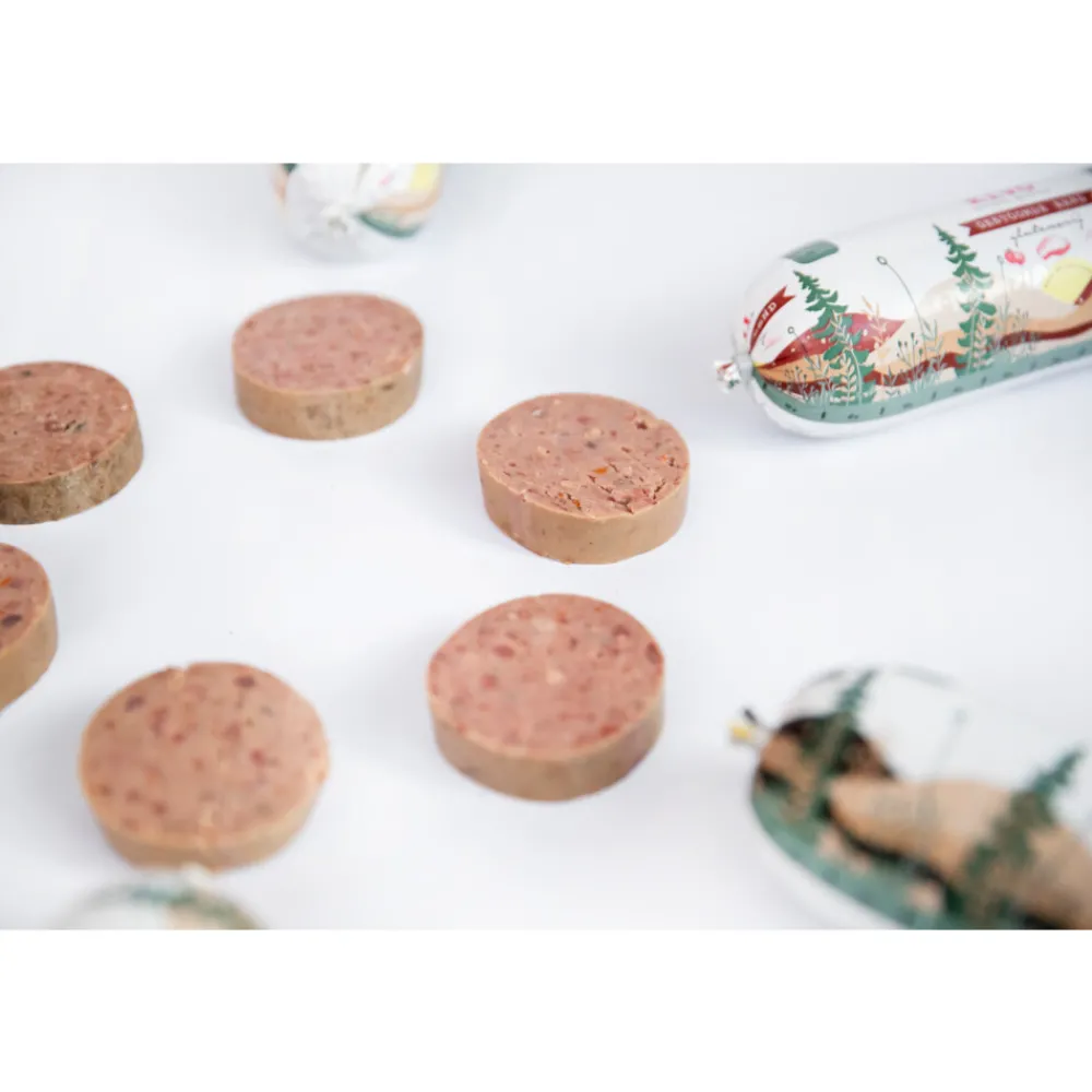 Hot 12x Gestoomde Rund & Kip 600 gr Hondenvoer