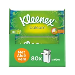 Tissues & Zakdoekjes<Kleenex 10x Balsam Tissues 8 stuks