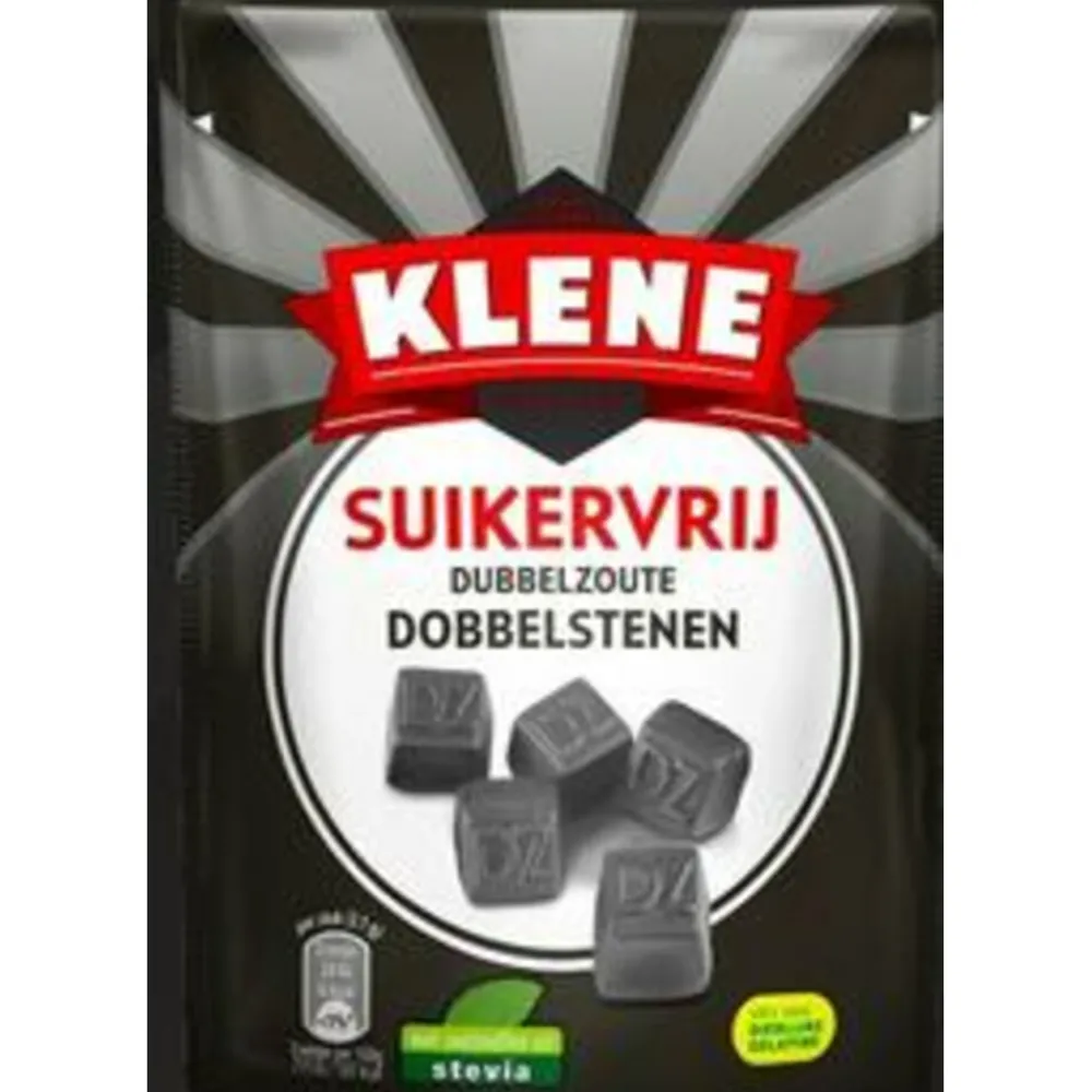 6x Dubbelzoute Dobbelstenen Suikervrij 105 gr^Klene Online