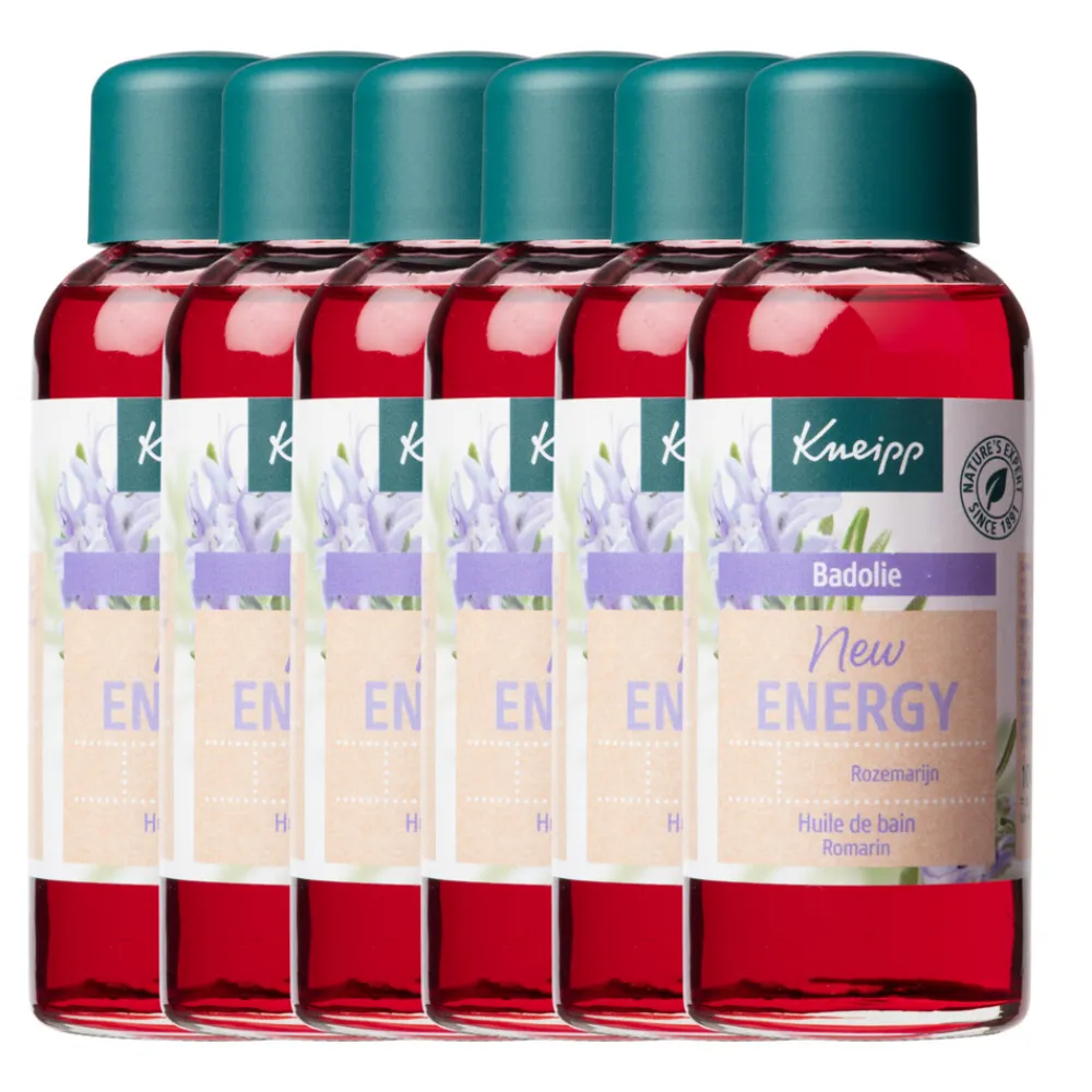 Bad & Douche<Kneipp 6x Badolie New Energy Rozemarijn 100 ml