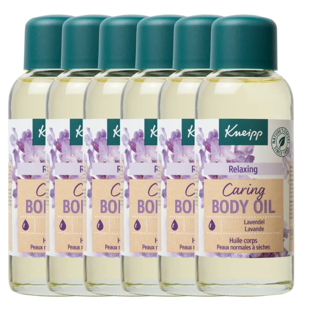6x Caring Huidolie Lavendel 100 ml^Kneipp New