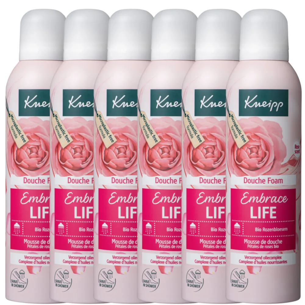 6x Douche Foam Embrace Life 200 ml^Kneipp