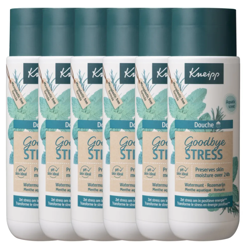 6x Douche Goodbye Stress 200 ml^Kneipp Outlet