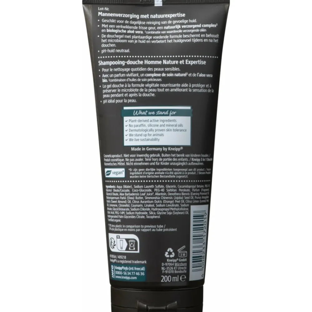 6x Douche Men 3-in-1 Fresh & Sensitive 200 ml^Kneipp Discount