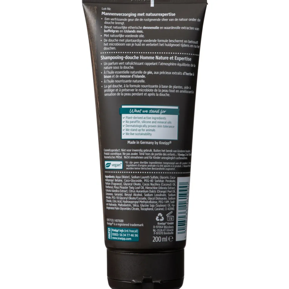 New 6x Douche Men 2-in-1 Nature Feeling 200 ml Bad & Douche