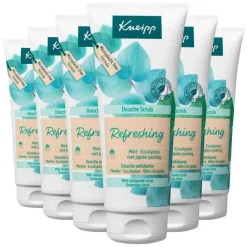 Bad & Douche<Kneipp 6x Douche Scrub Refreshing Mint en Eucalyptus 200 ml