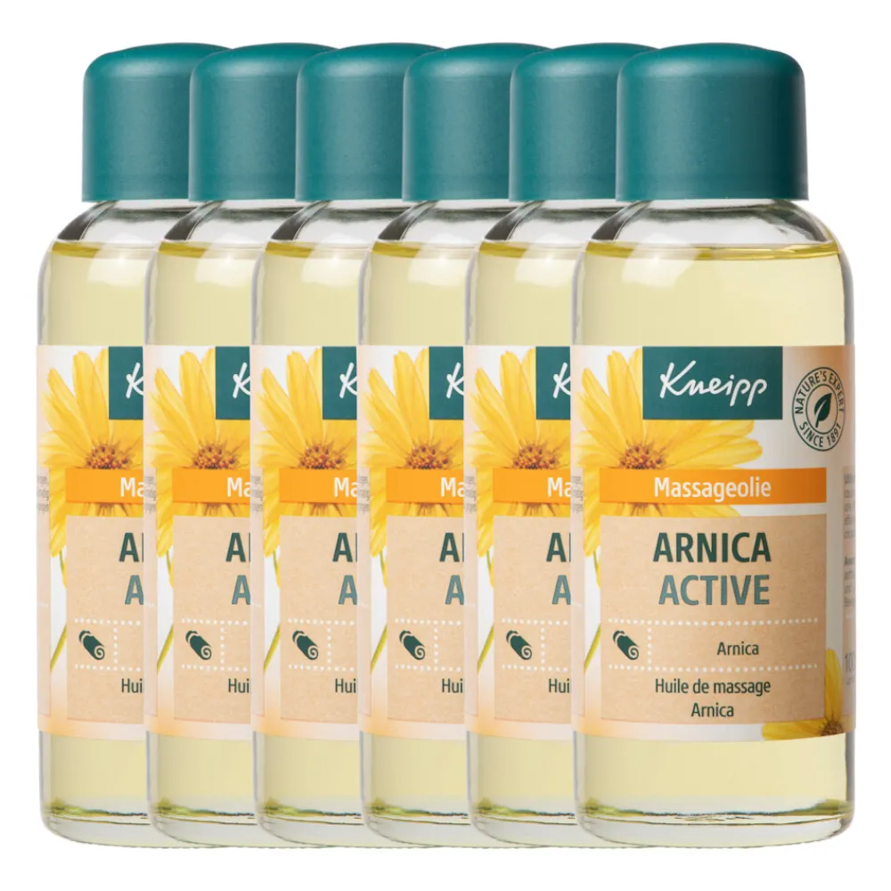 6x Massageolie Arnica Active 100 ml^Kneipp New