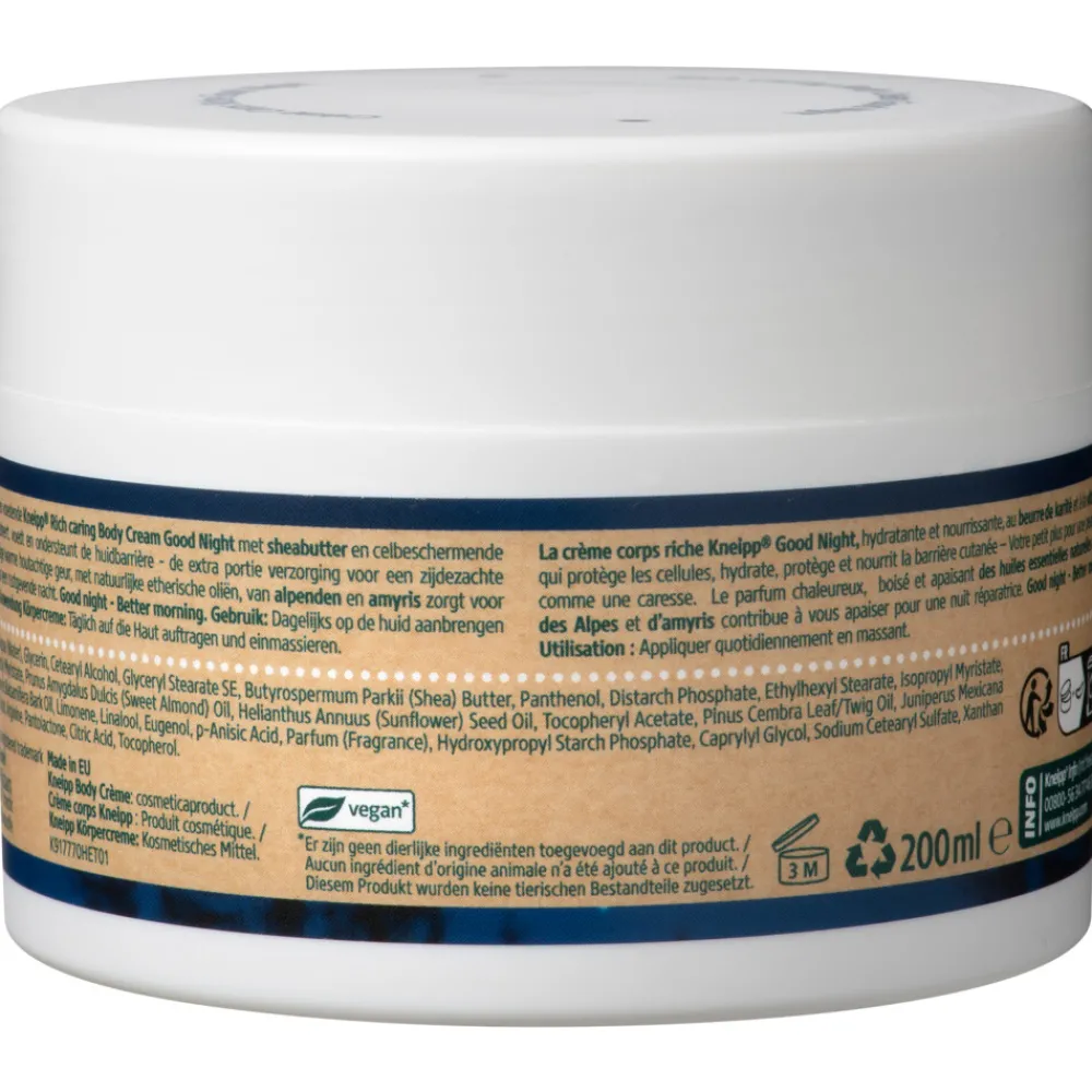 Discount 4x Rich Caring Bodycrème Good Night 200 ml Huidverzorging