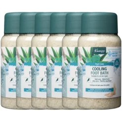 Voetverzorging<Kneipp 6x Voetbadkristallen Cooling - Aloë Vera Watermunt 600 gr