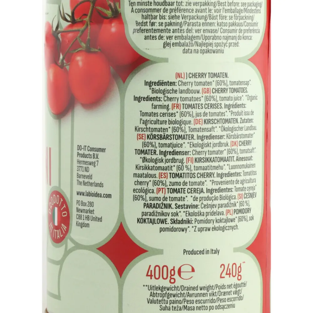 Groente<La Bio Idea 12x Cherry Tomaten Bio 400 gr