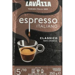 New 4x Espresso Italiano Classico filterkoffie 250 gr Koffie