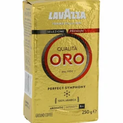 Koffie<Lavazza 20x Qualita Oro gemalen 250 gr