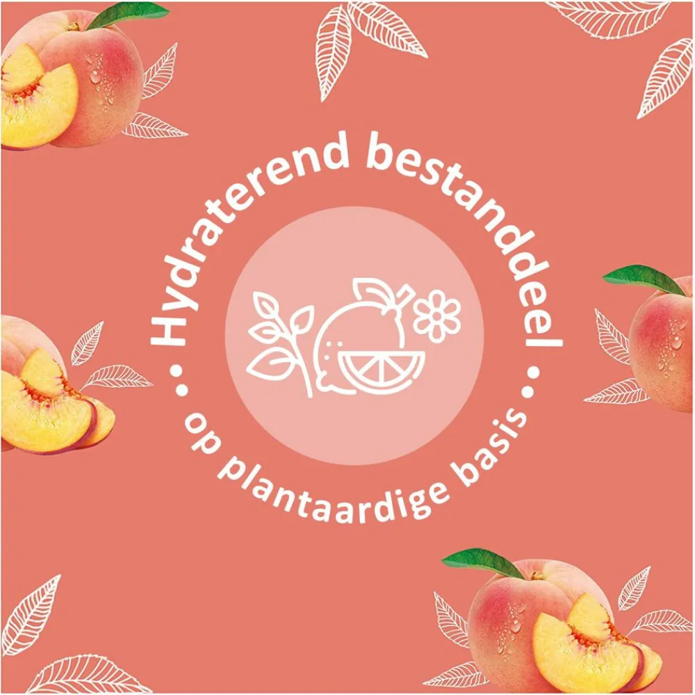 Sale 6x Douchegel Bio White Peach & Bio Nectarine 250 ml Bad & Douche