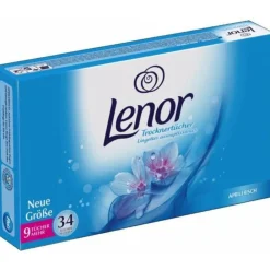 Wasbenodigdheden<Lenor 3x Droogtrommeldoekjes April Fris 34 stuks