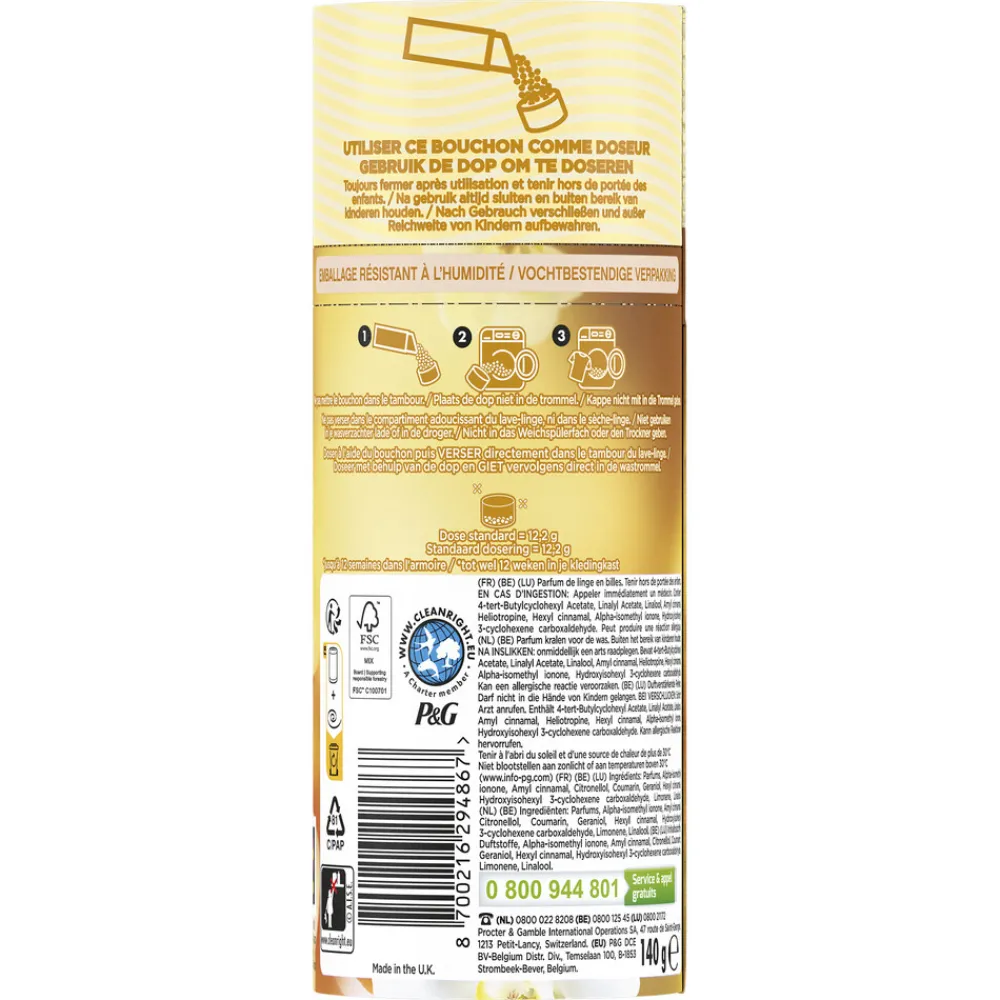 Geurboosters<Lenor 6x In-Wash Geurbooster Gouden Orchidee 11 wasbeurten 140 gr