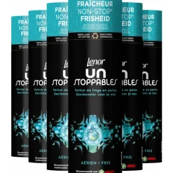 6x Unstoppables In-Wash Geurbooster Fris 19 Wasbeurten 235 gr^Lenor New