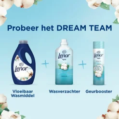 4x Vloeibaar Wasmiddel Katoen Fris 20 Wasbeurten 900 ml^Lenor Sale