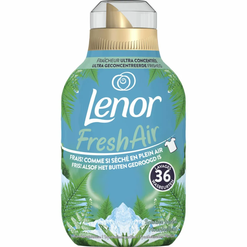 Wasverzachter<Lenor 6x Wasverzachter Fresh Air Noorderlicht 36 Wasbeurten 504 ml