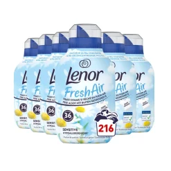 6x Wasverzachter Fresh Air Sensitive 36 Wasbeurten 504 ml^Lenor Online