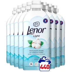 Wasverzachter<Lenor 8x Wasverzachter Katoen Fris 55 Wasbeurten 1155 ml
