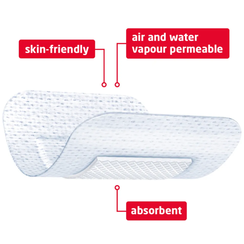 Clearance 2x Leukomed® Eilandpleister 5 cm x 7,2 cm 5 stuks Pleisters