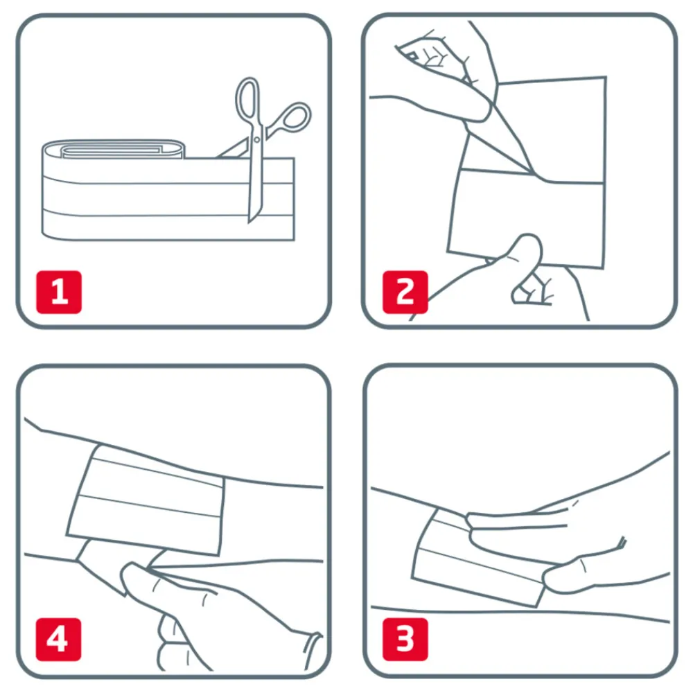Pleisters<Leukoplast 3x Pleister Sterk 1 meter