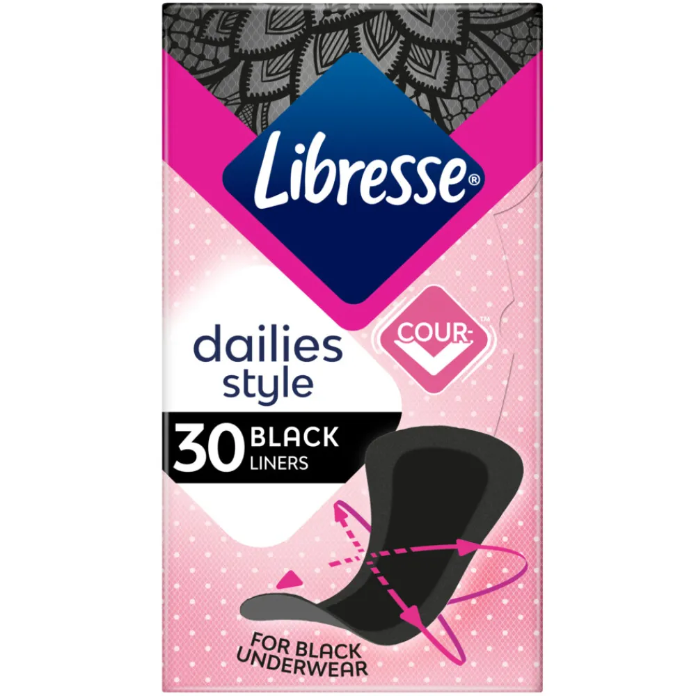 Clearance 8x Inlegkruisjes Zwart 30 stuks Intiemhygiëne