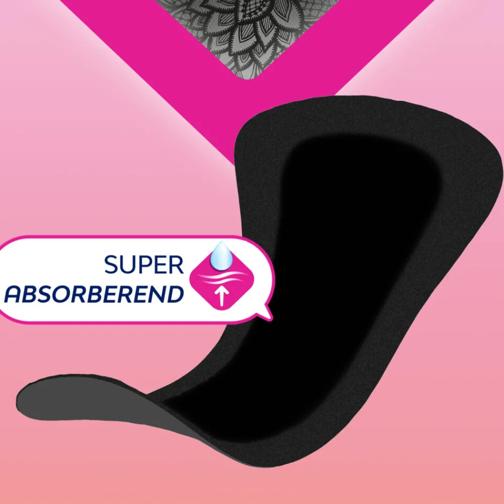 Clearance 8x Inlegkruisjes Zwart 30 stuks Intiemhygiëne