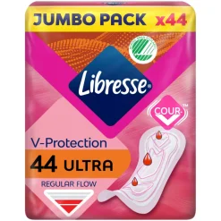 8x Ultra Regular Maandverband Jumbo Pack 44 stuks^Libresse Hot