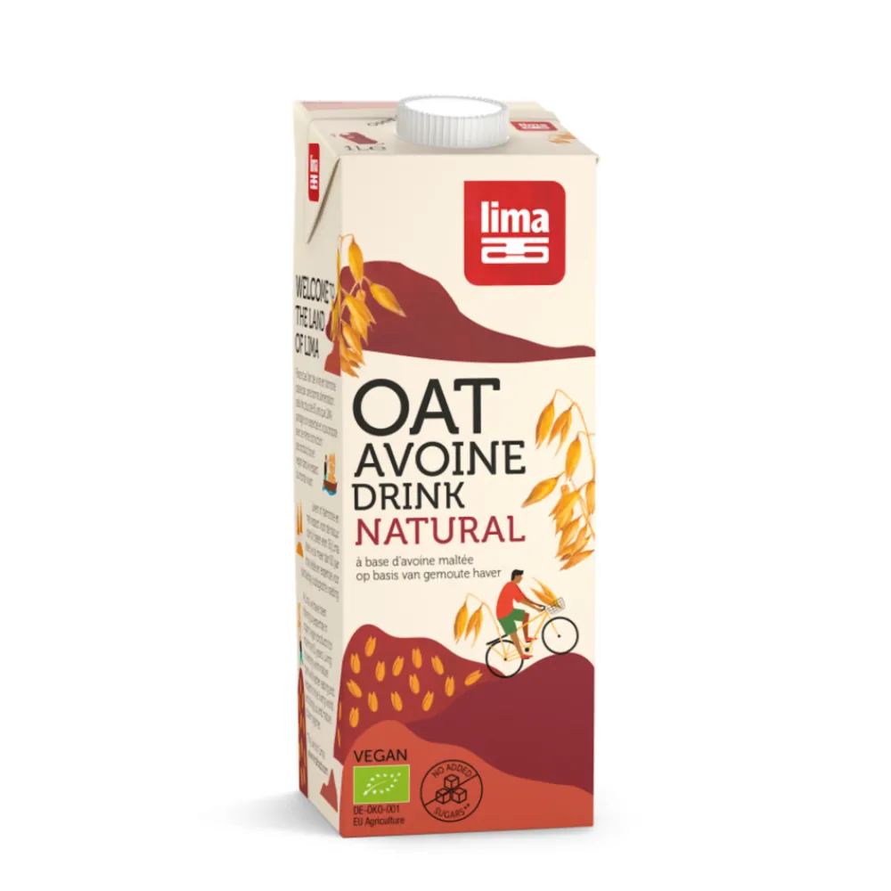 Discount 8x Haver Drink Natural 1 liter Dranken