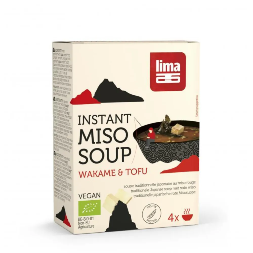 Outlet 12x Instant Miso Soup Wakame & Tofu 40 gr Soepen & Sauzen