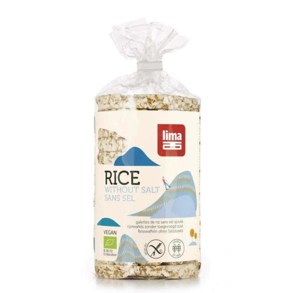12x Rijstwafels Zoutarm Bio 100 gr^Lima Discount