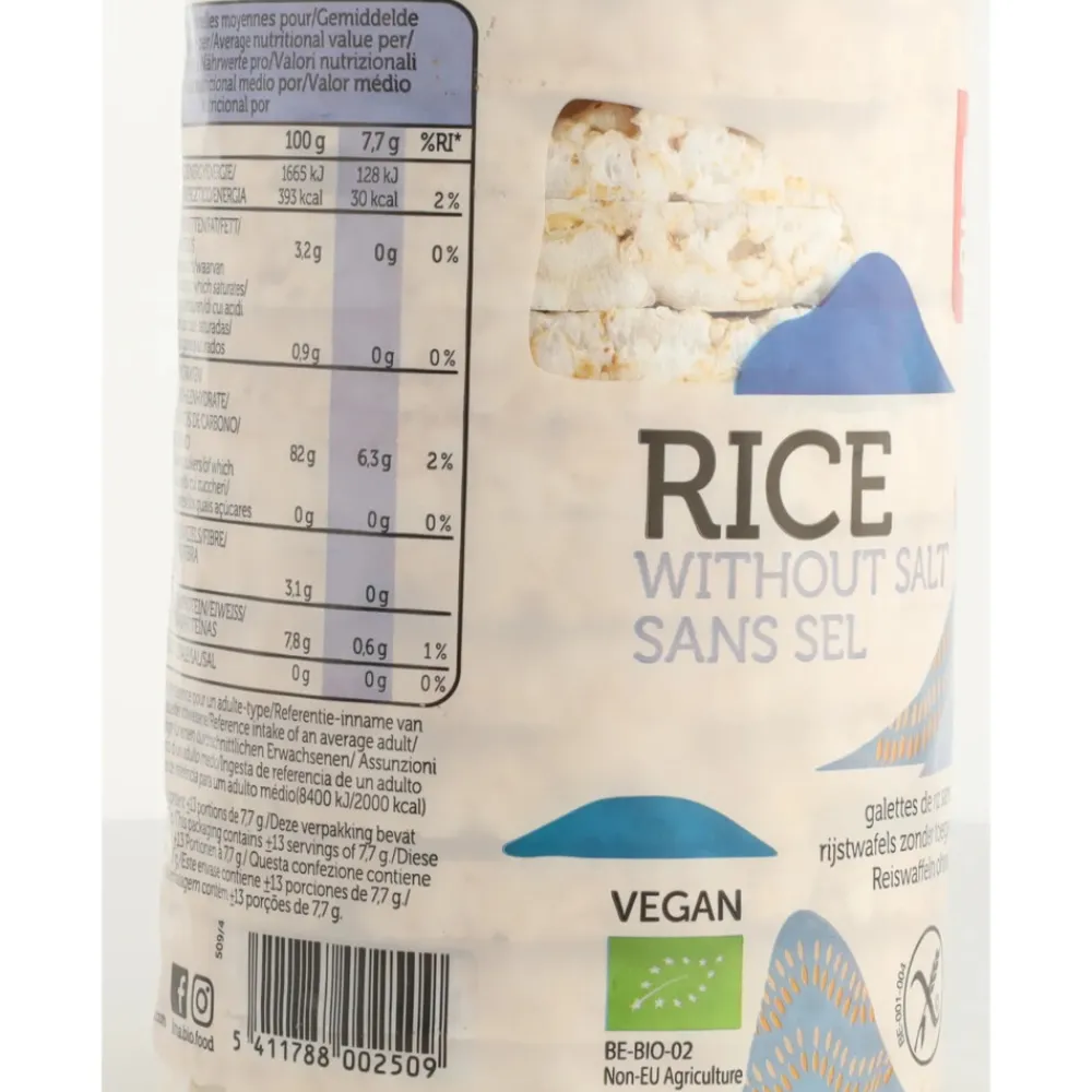 12x Rijstwafels Zoutarm Bio 100 gr^Lima Discount
