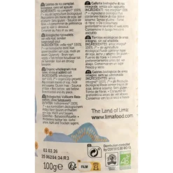 12x Rijstwafels Zoutarm Bio 100 gr^Lima Discount