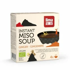 Soepen & Sauzen<Lima 6x Soep Instant Miso Soup Gember 60 gr