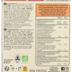 Soepen & Sauzen<Lima 6x Soep Instant Miso Soup Gember 60 gr