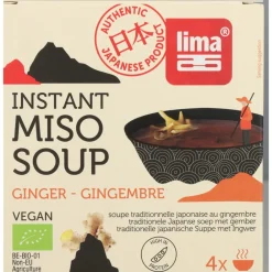 Soepen & Sauzen<Lima 6x Soep Instant Miso Soup Gember 60 gr