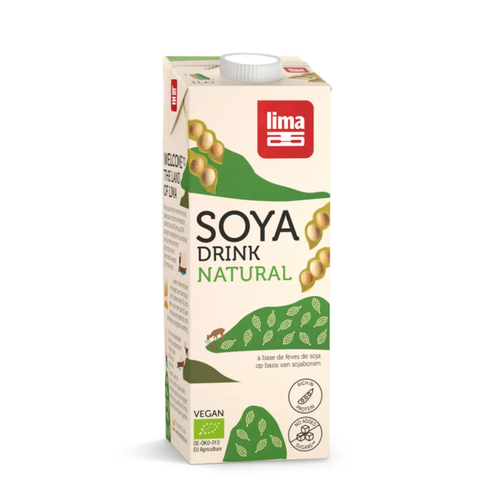 Dranken<Lima 8x Soja Drink Natural 1 liter