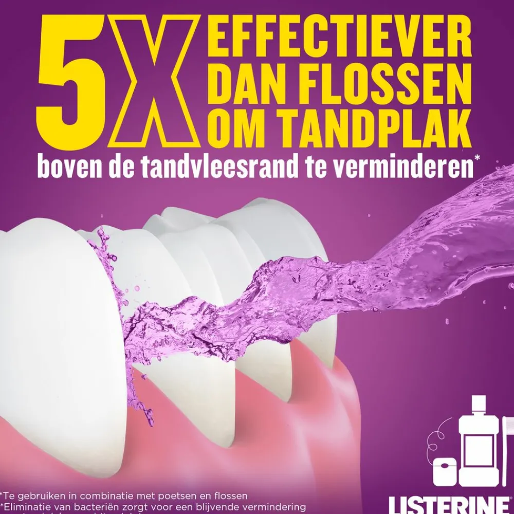 3x Mondwater Total Care Tandbescherming 500 ml^Listerine Clearance