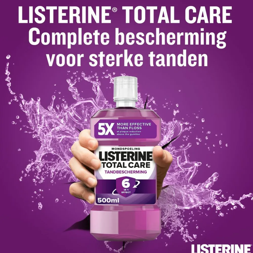 3x Mondwater Total Care Tandbescherming 500 ml^Listerine Clearance