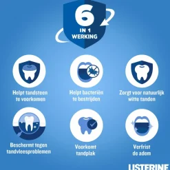 3x Total Care Bescherming Tegen Tandsteen 500 ml^Listerine