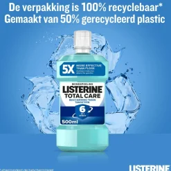 3x Total Care Bescherming Tegen Tandsteen 500 ml^Listerine
