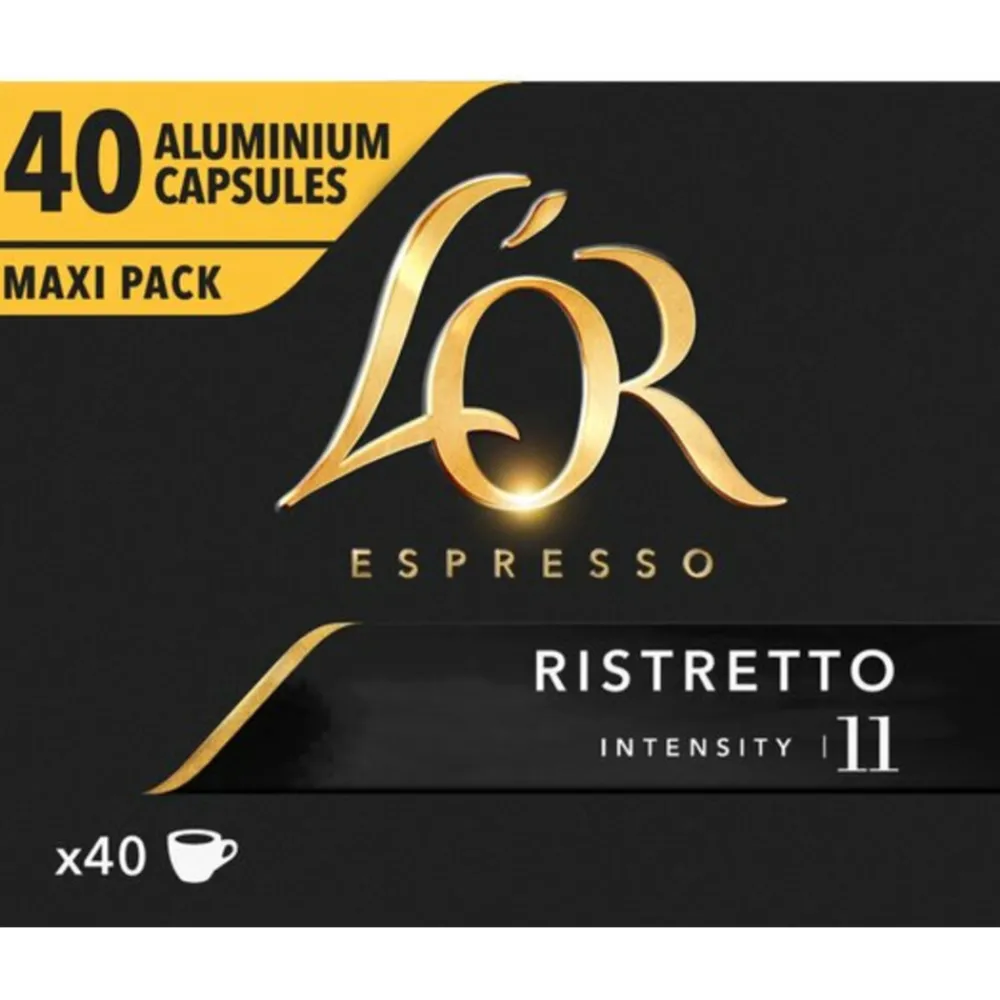 Outlet 5x L'OR Espresso Koffiecups Ristretto 40 stuks Koffie