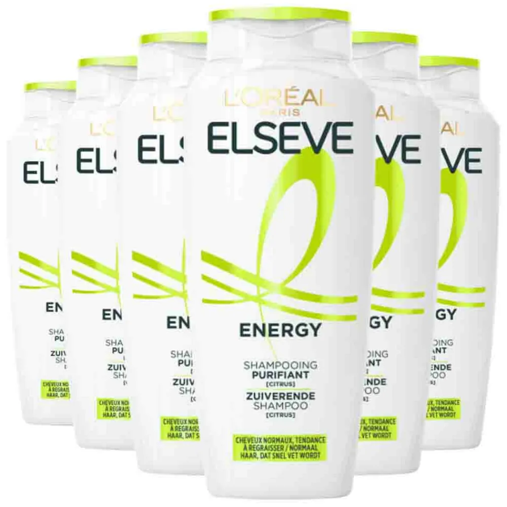 6x L'Oréal Elseve Energy Shampoo 250 ml^LOréal Clearance