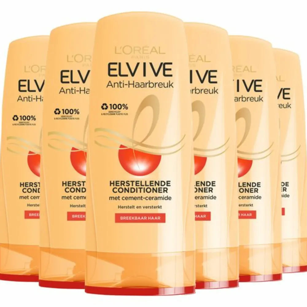 Discount 6x L'Oréal Elvive Anti-Haarbreuk Conditioner 200 ml Conditioner