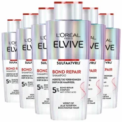 6x L'Oréal Elvive Bond Repair Shampoo 200 ml^LOréal Clearance