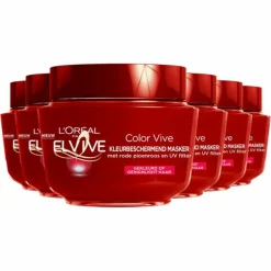 6x L'Oréal Elvive Color Vive Haarmasker 300 ml^LOréal New