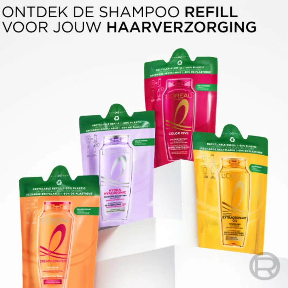 6x L'Oréal Elvive Color Vive Shampoo Refill 250 ml^LOréal