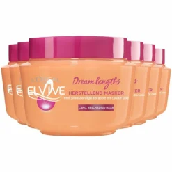 Haarverzorging<LOréal 6x L'Oréal Elvive Dream Lengths Haarmasker 300 ml